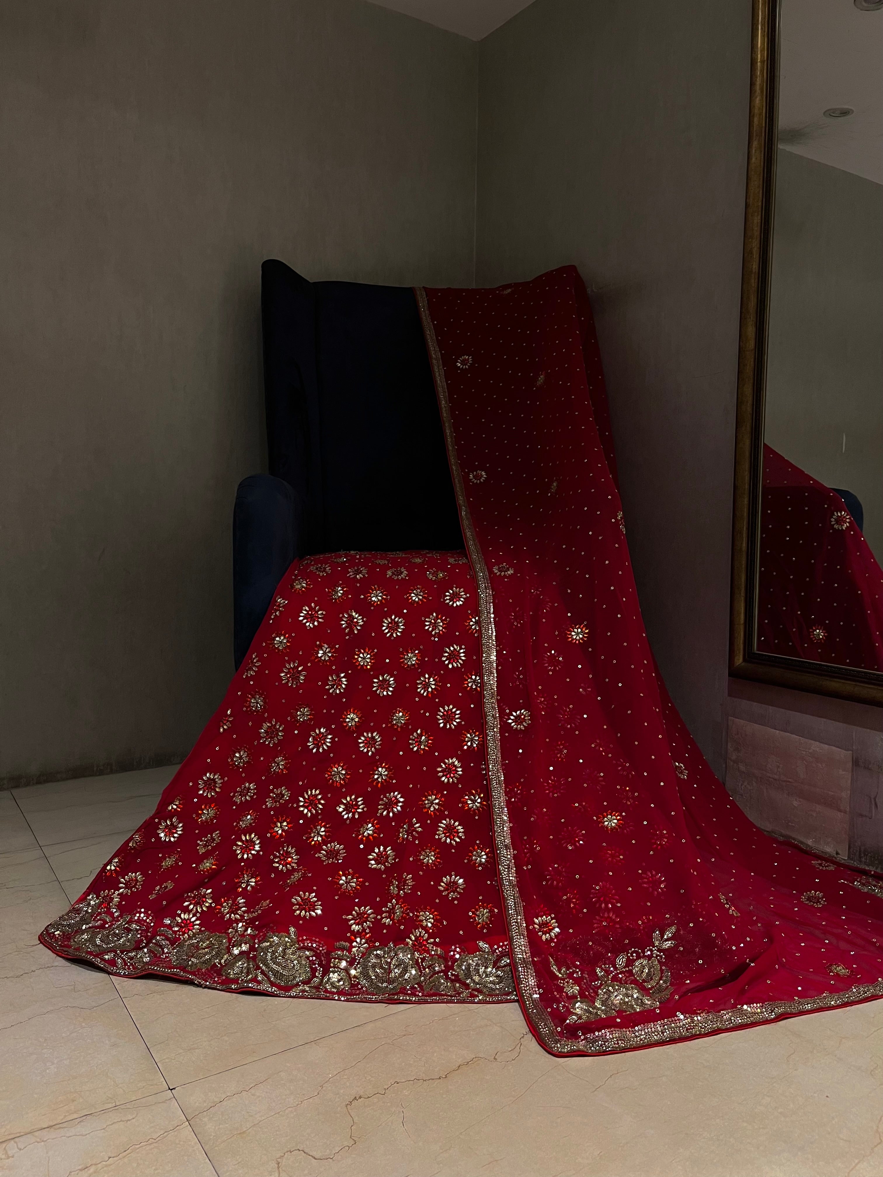 Bridal Red Lehenga Set