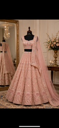Rose quartz lehenga