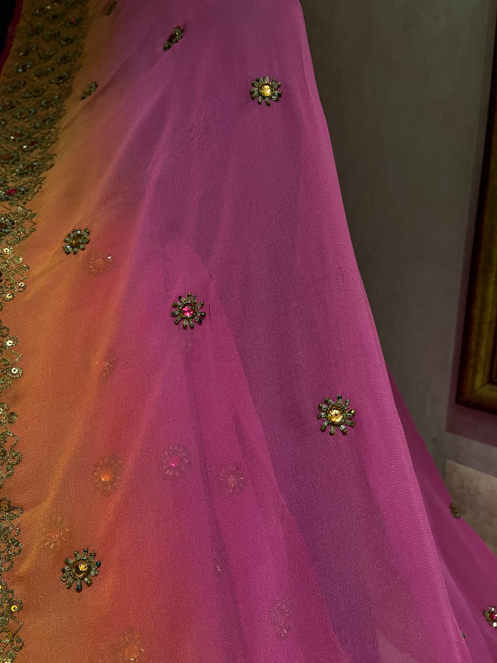 Pure georgette Traditional Lehenga Set