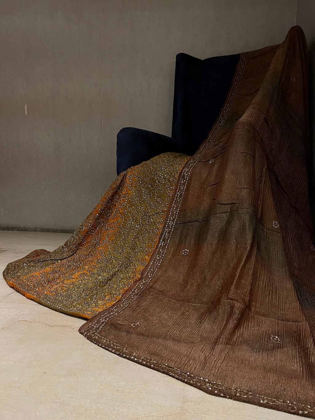 sangria sequins lehenga set