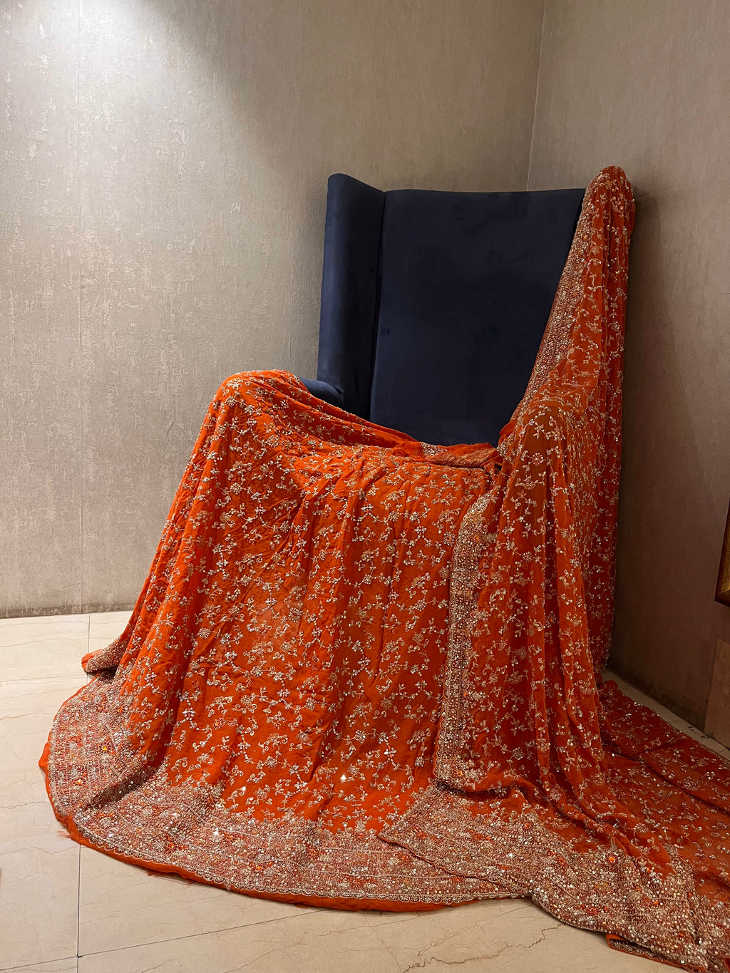 Unstitched Pure Georgette Lehenga