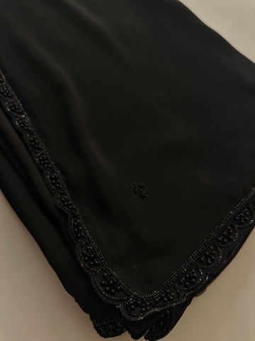 Black Cocktail Saree