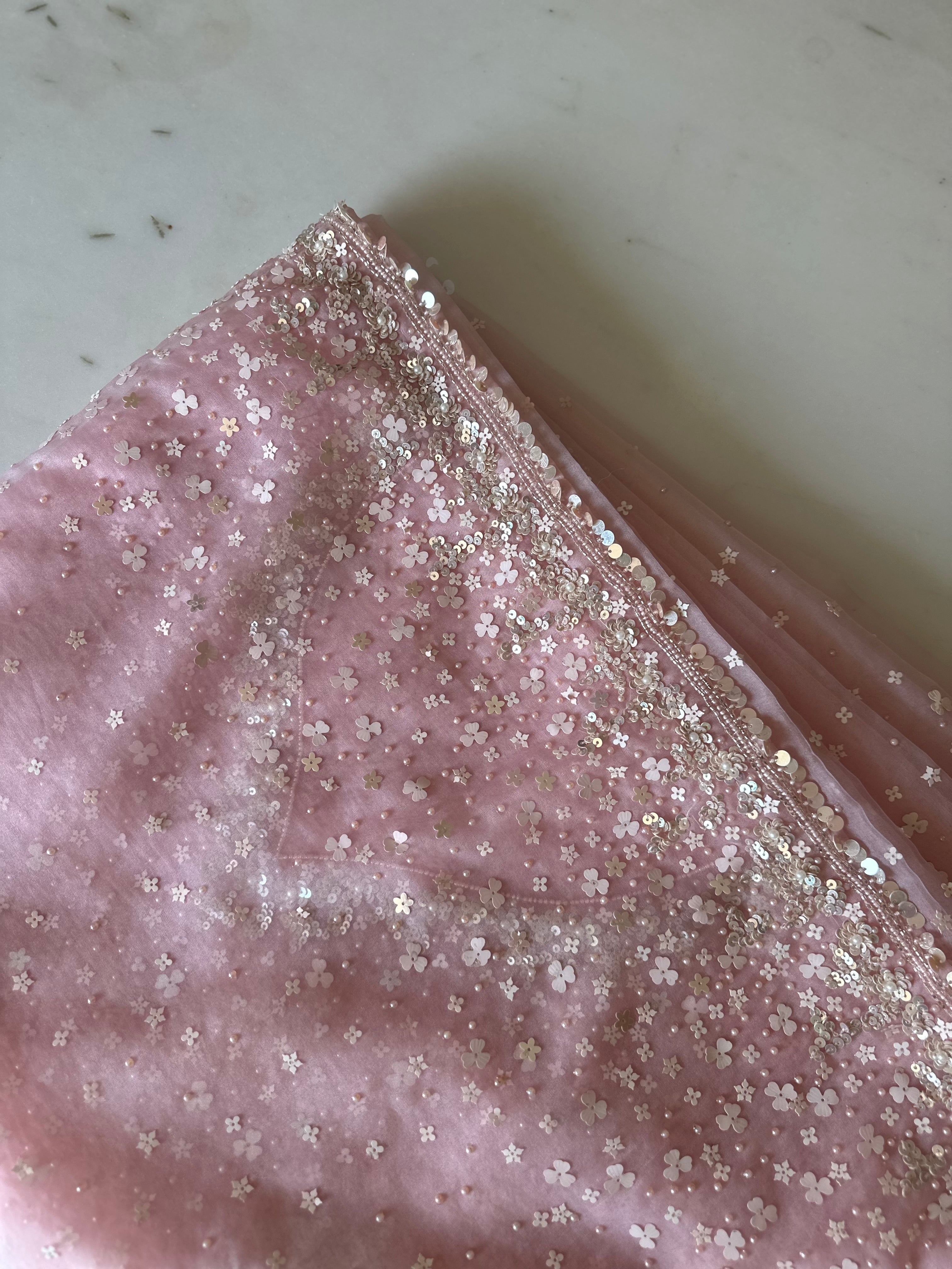 Pink Stars Parisa Saree