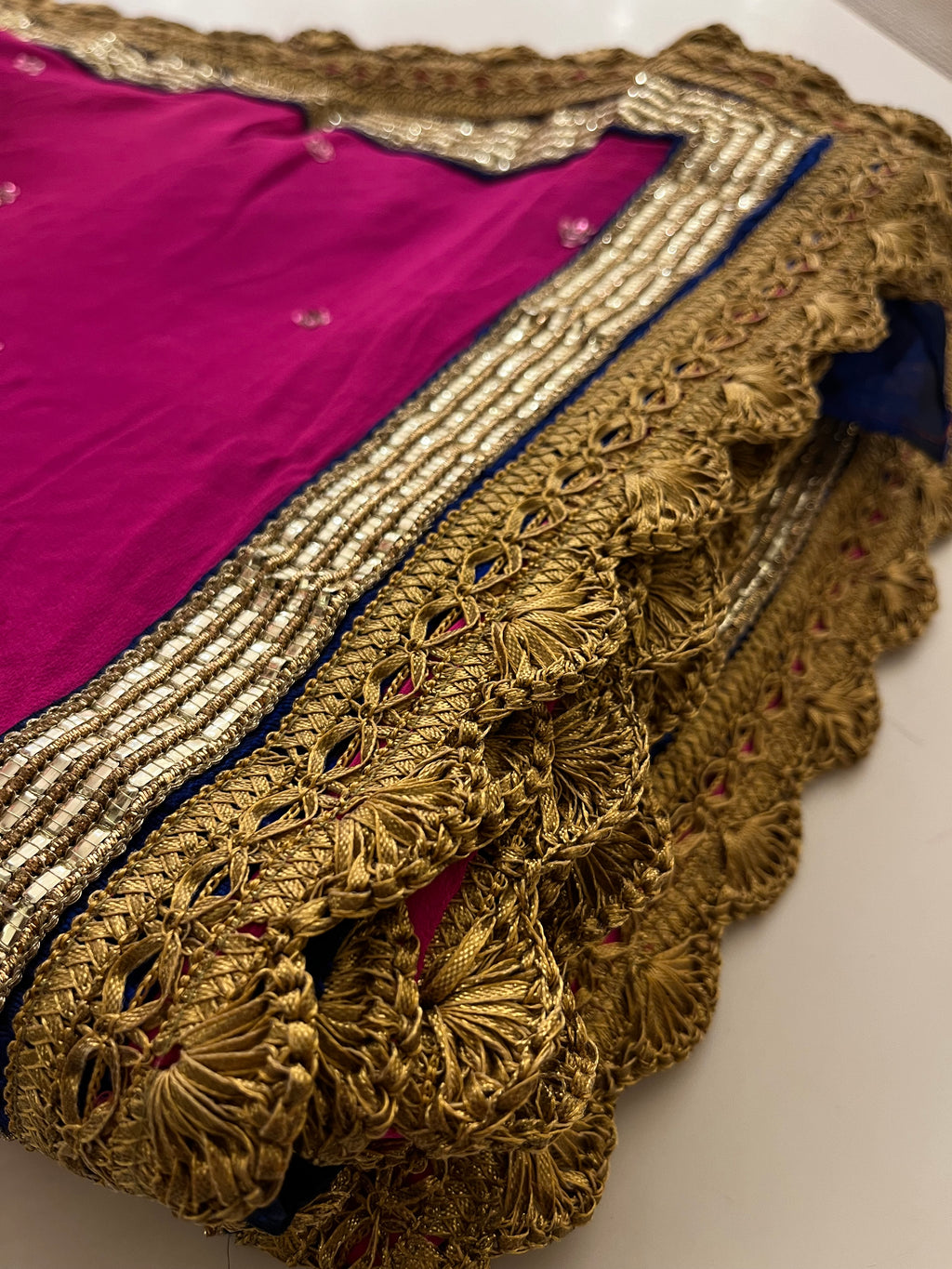 Raani Pink Georgette Saree