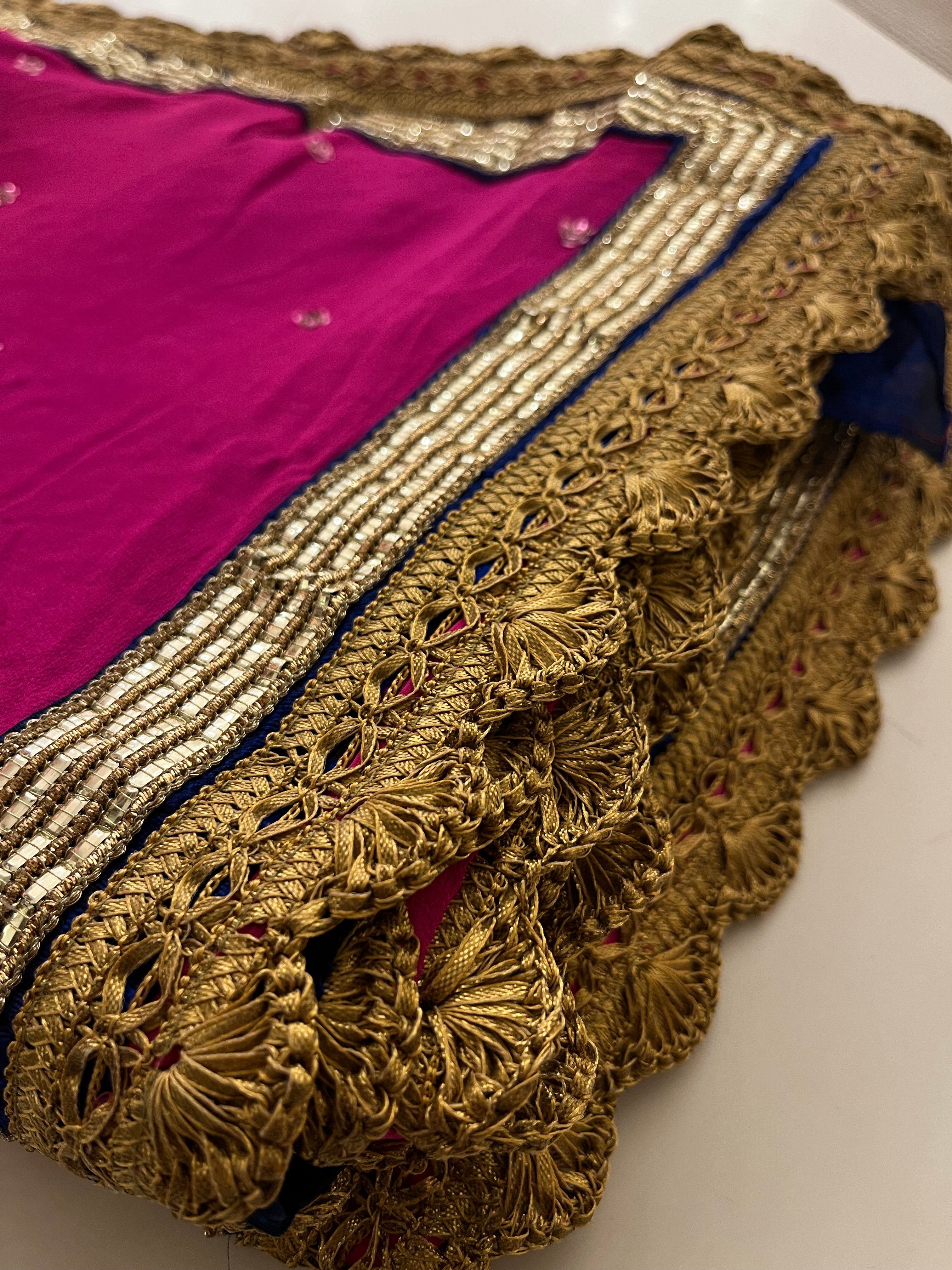 Raani Pink Georgette Saree