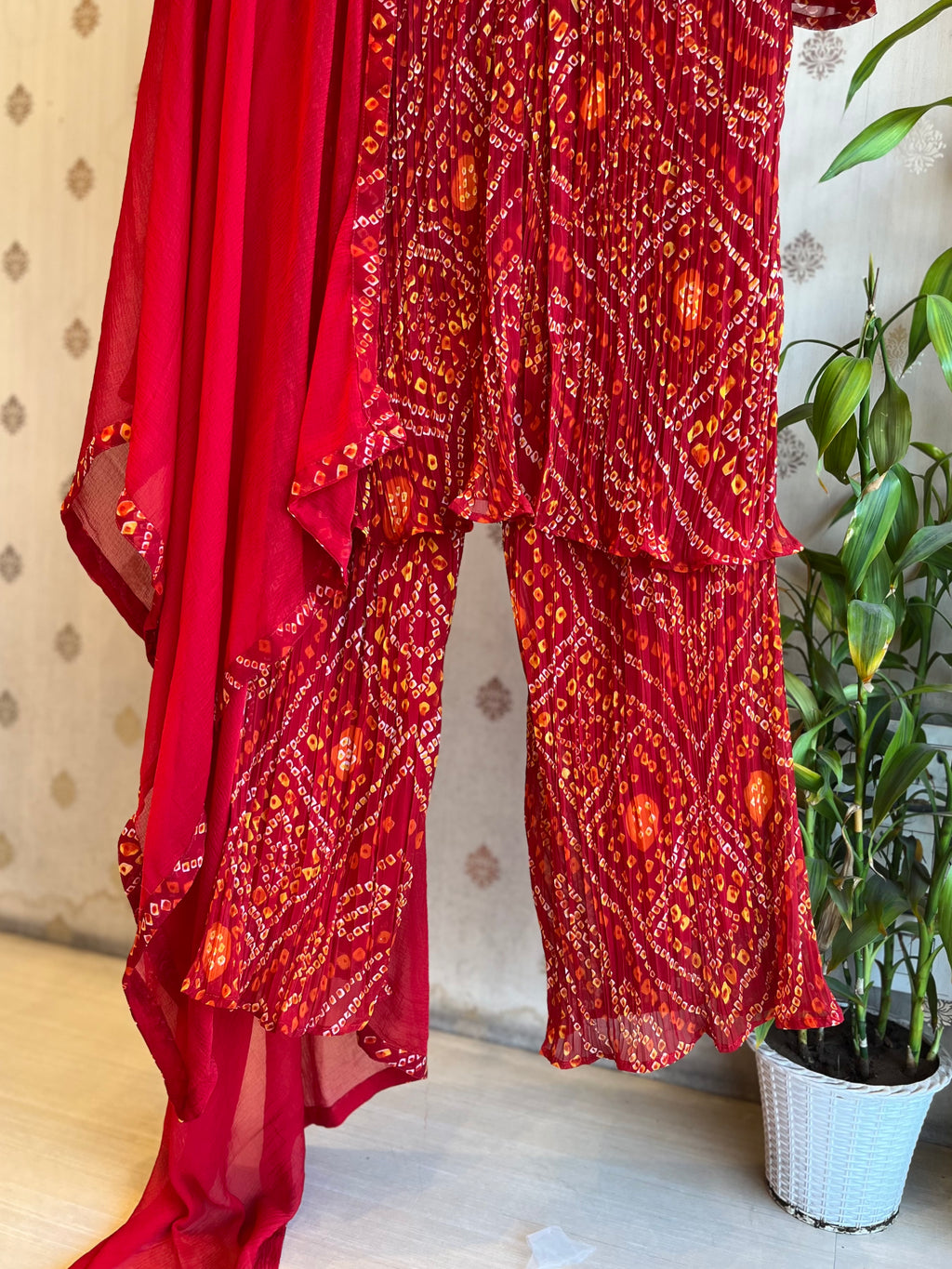 Alia Style Red Bandej Suit