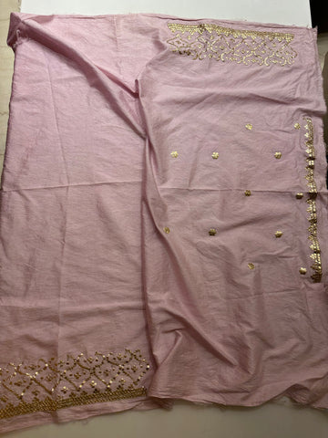 Zero size, Gotapatti fine handwork saree