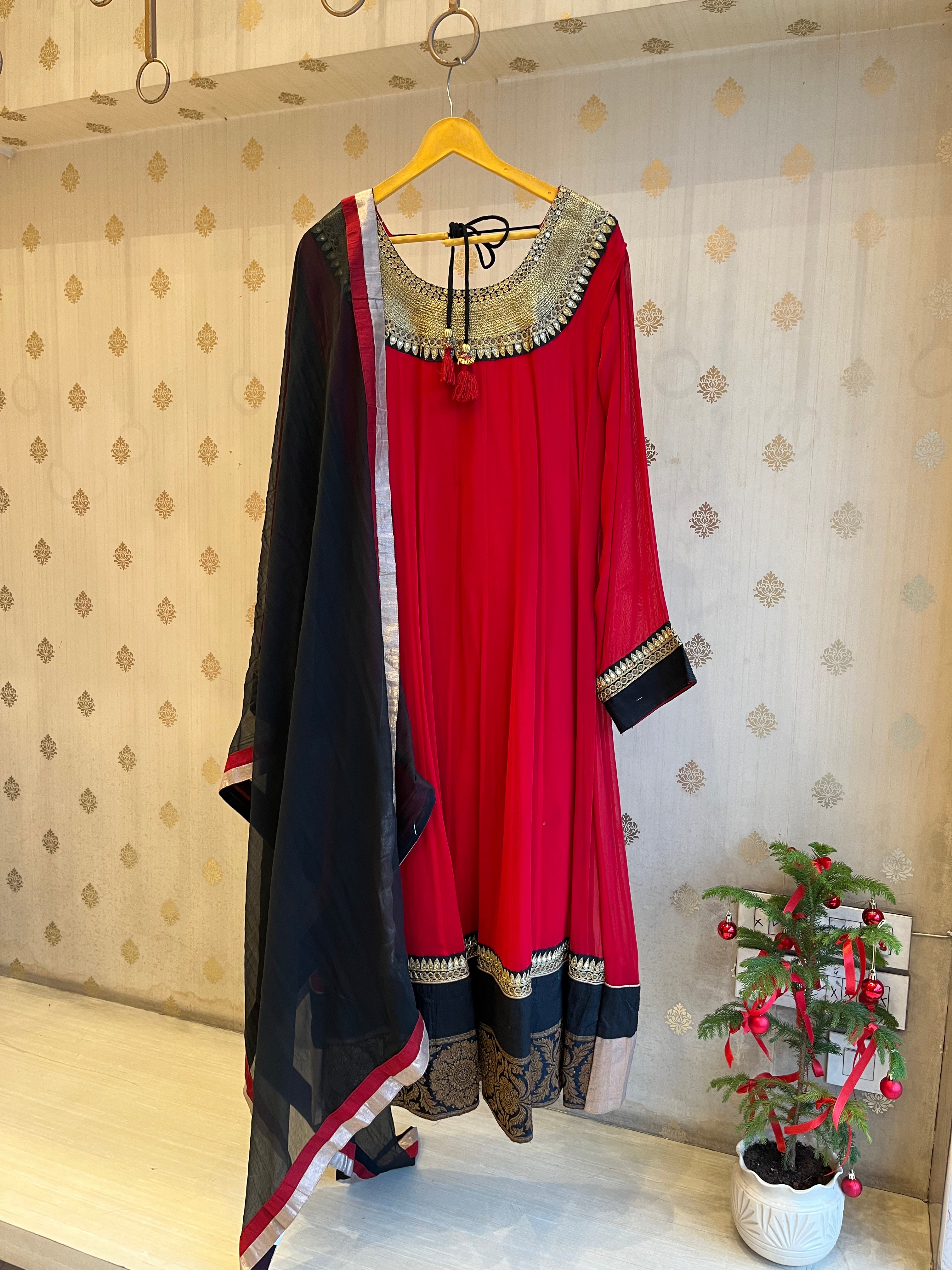 Pure Georgette Anarkali