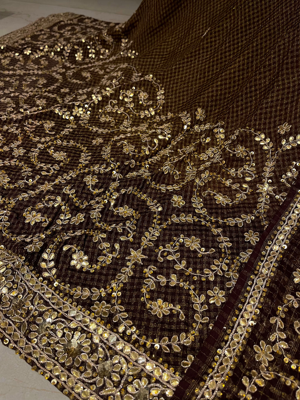 Coffee Brown Lehenga Set