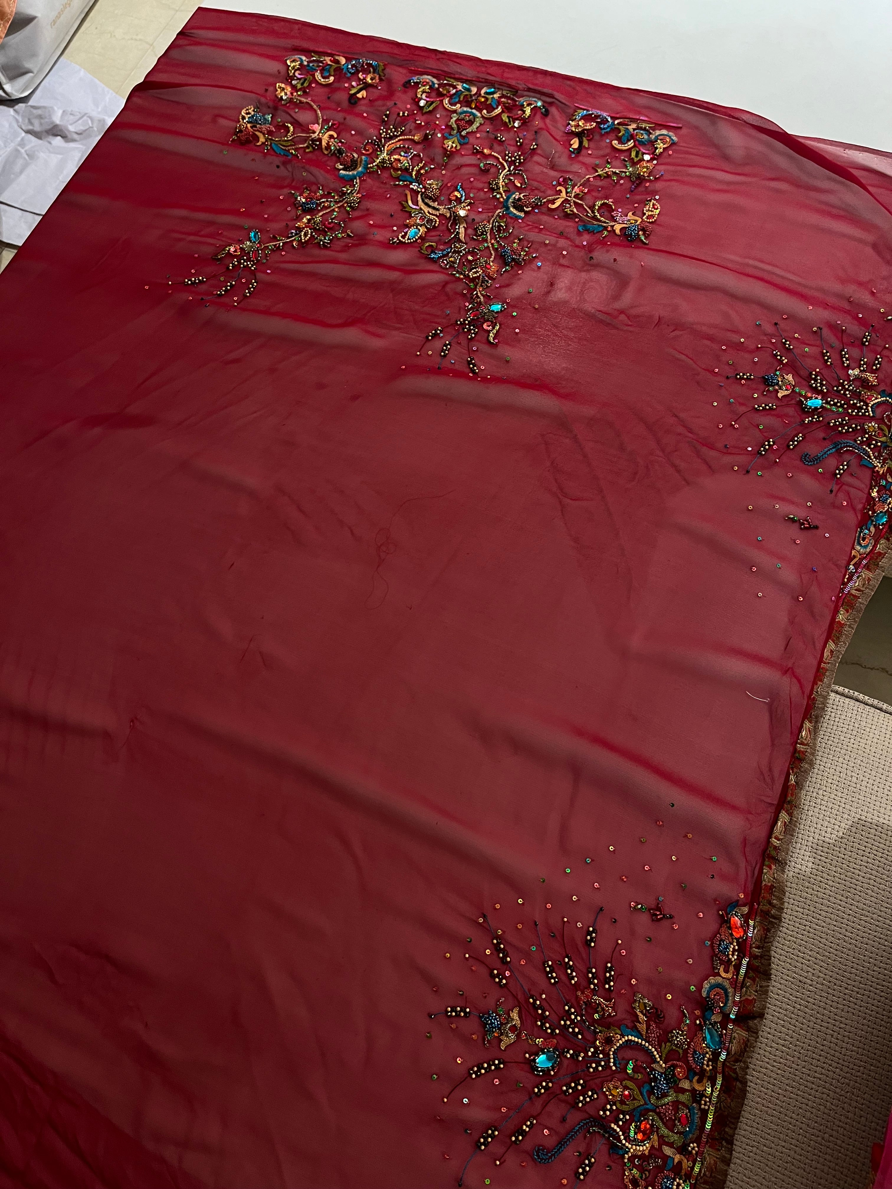 Red Charm Lehenga Set