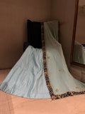 Aqua-Blue Lehenga Set