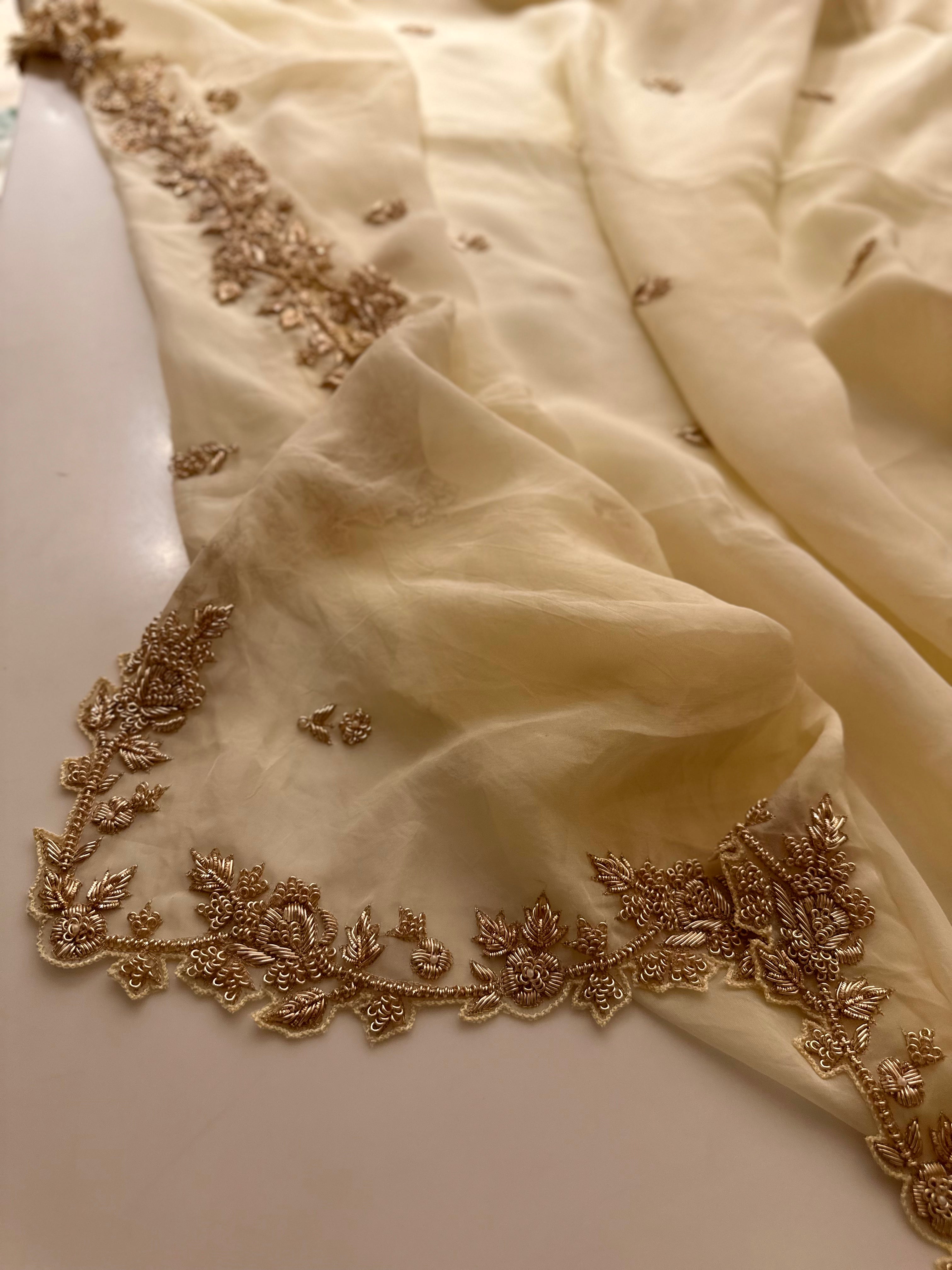 Chaand Zardozi Saree