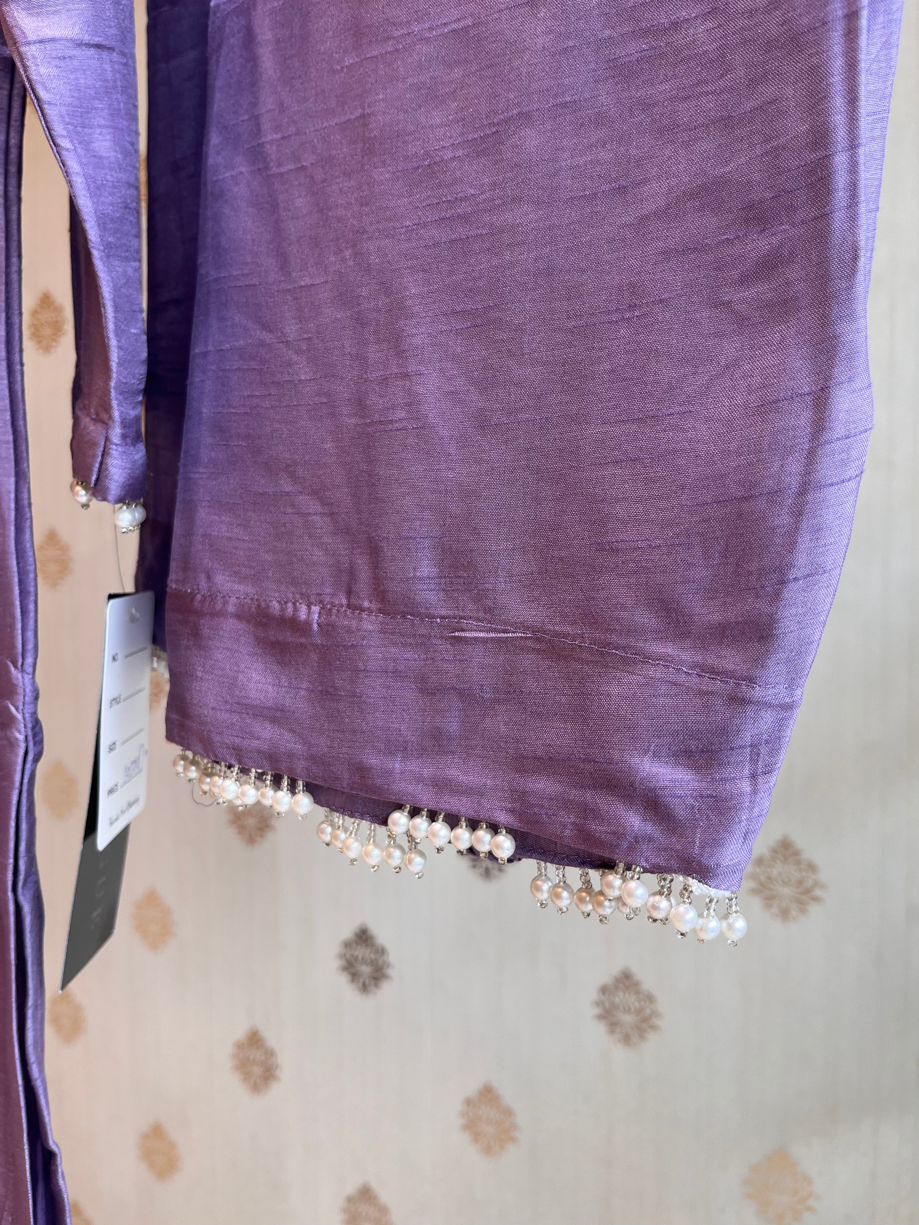 Lavender Straight Suit set