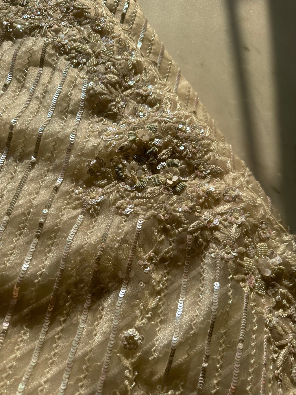 Sunset Jazz Ivory Saree