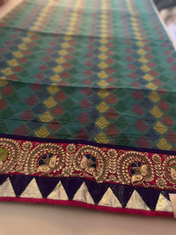 Pure chanderi silk