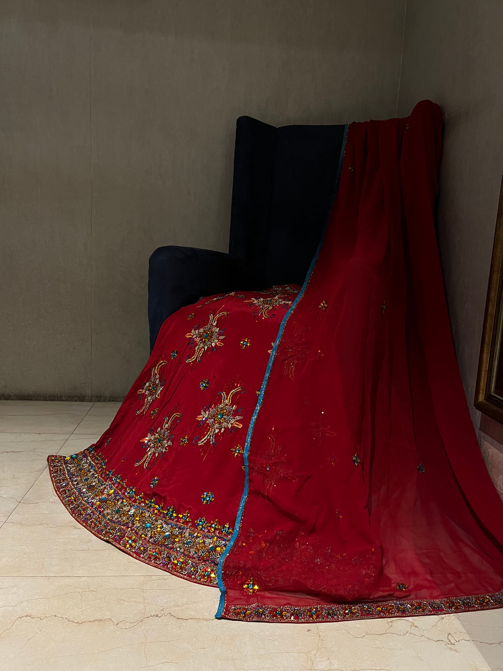 Kundan Bagh Lehenga Set