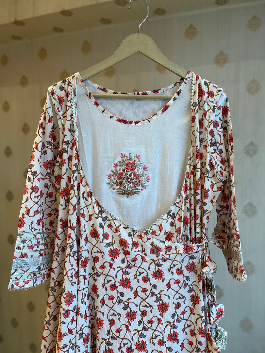 Printed Cotton Angrakha