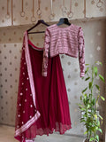 Rose Pink Light Lehenga Set