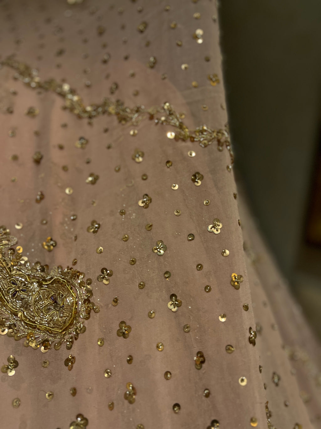 Pastel Pink & Golden Charm Lehenga Set