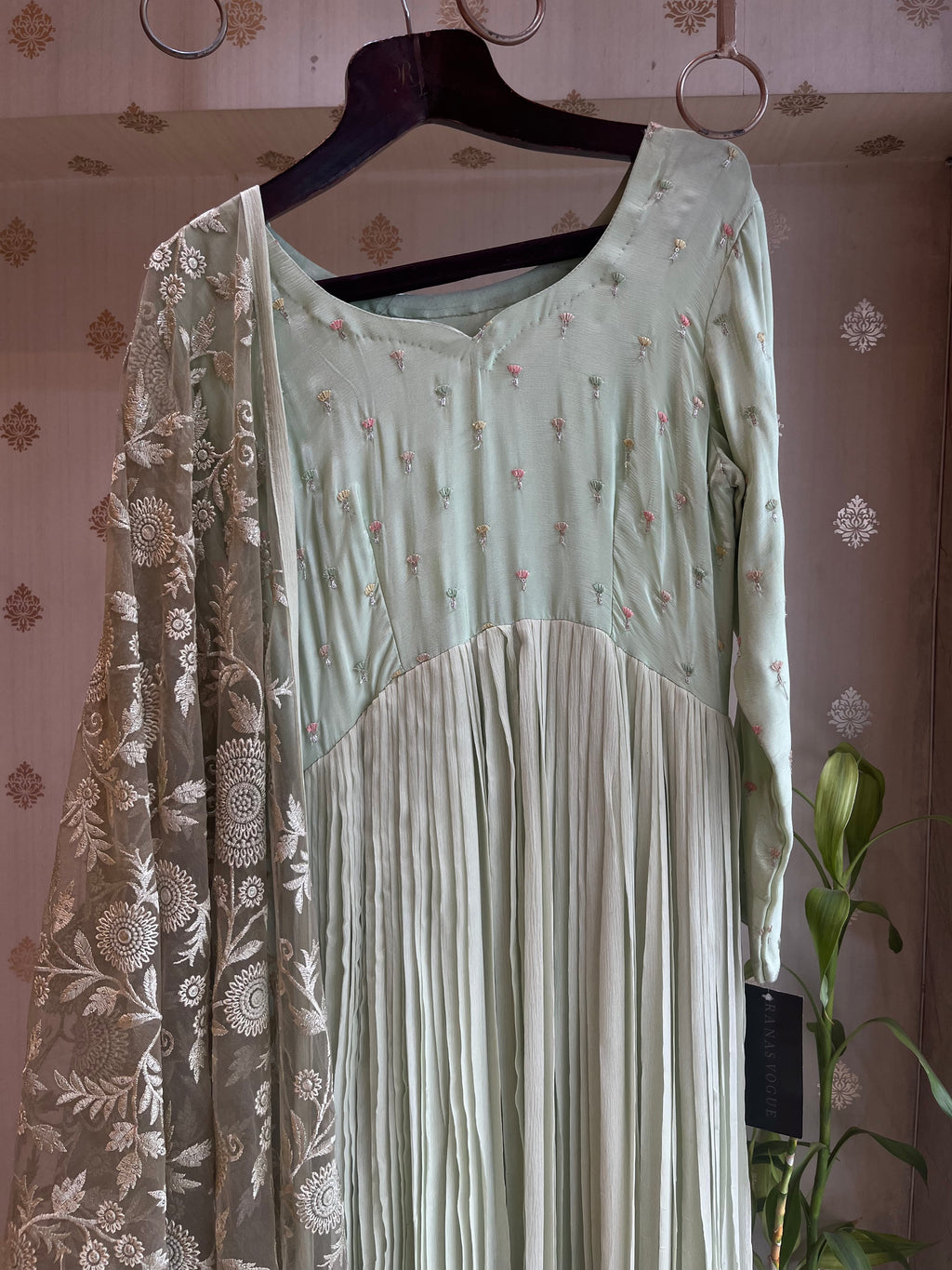 Elaichi Green Anarkali Set