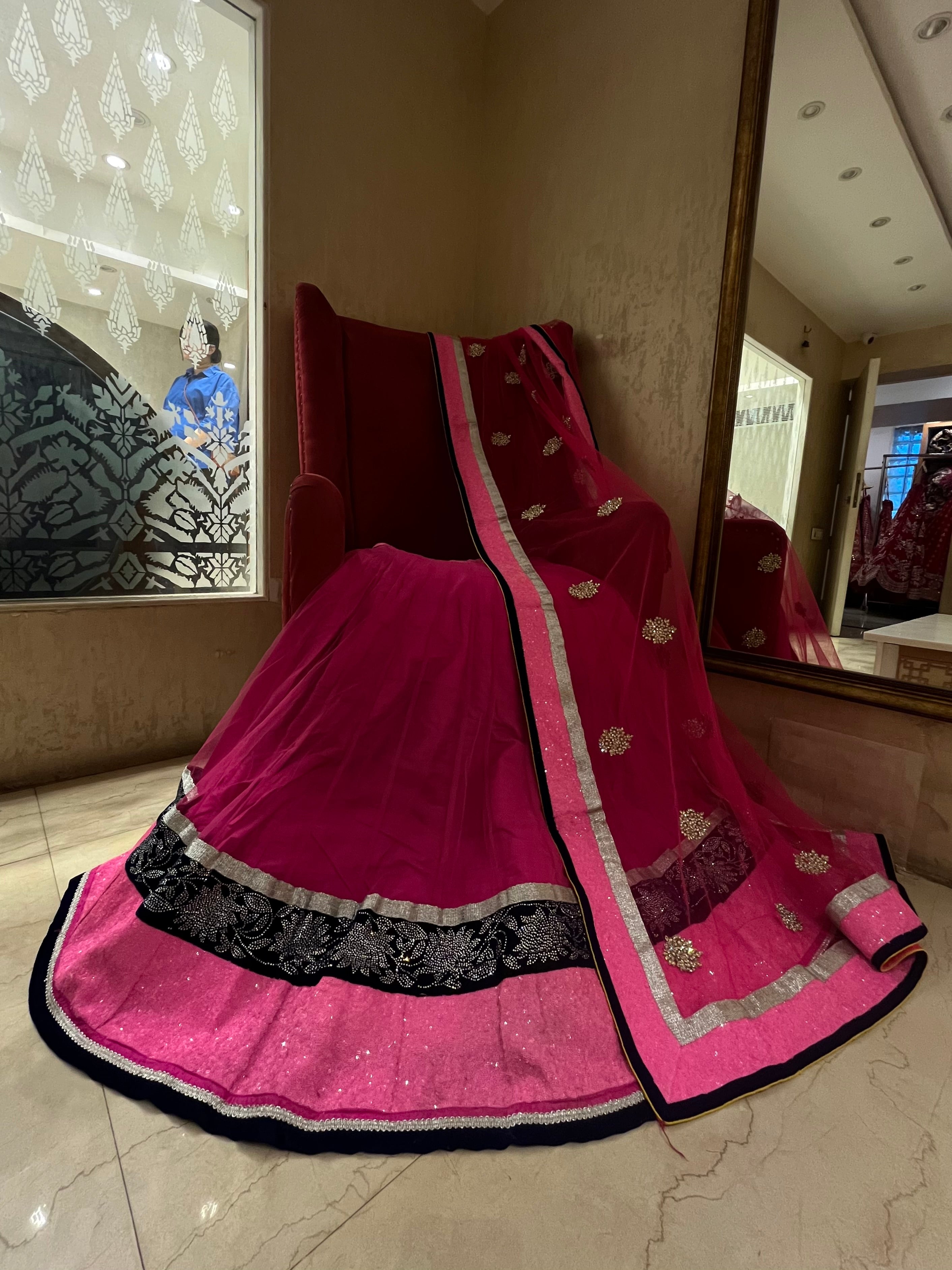 Magenta Pink Lehenga Set