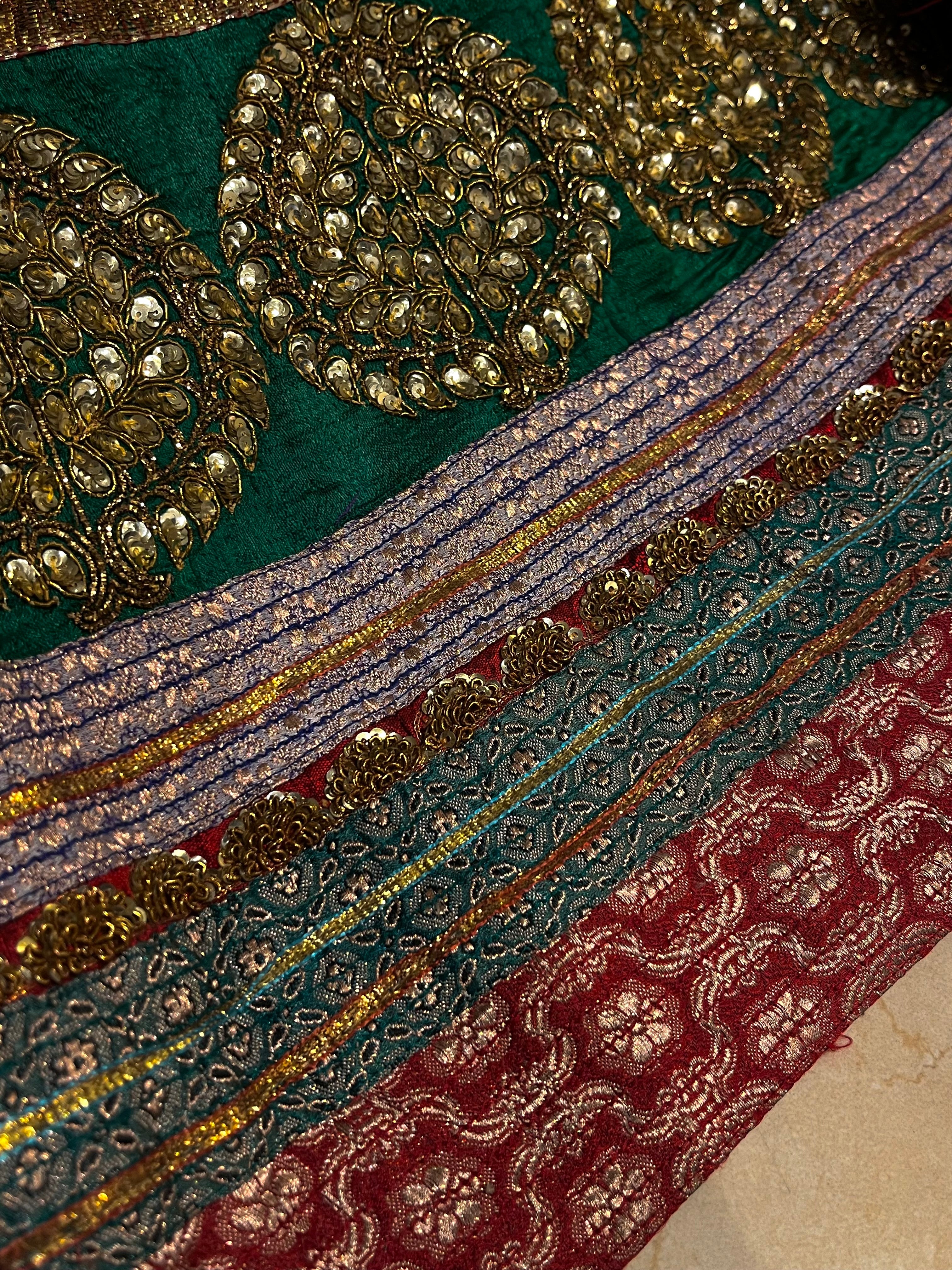 Net & Brocade Traditional Lehenga