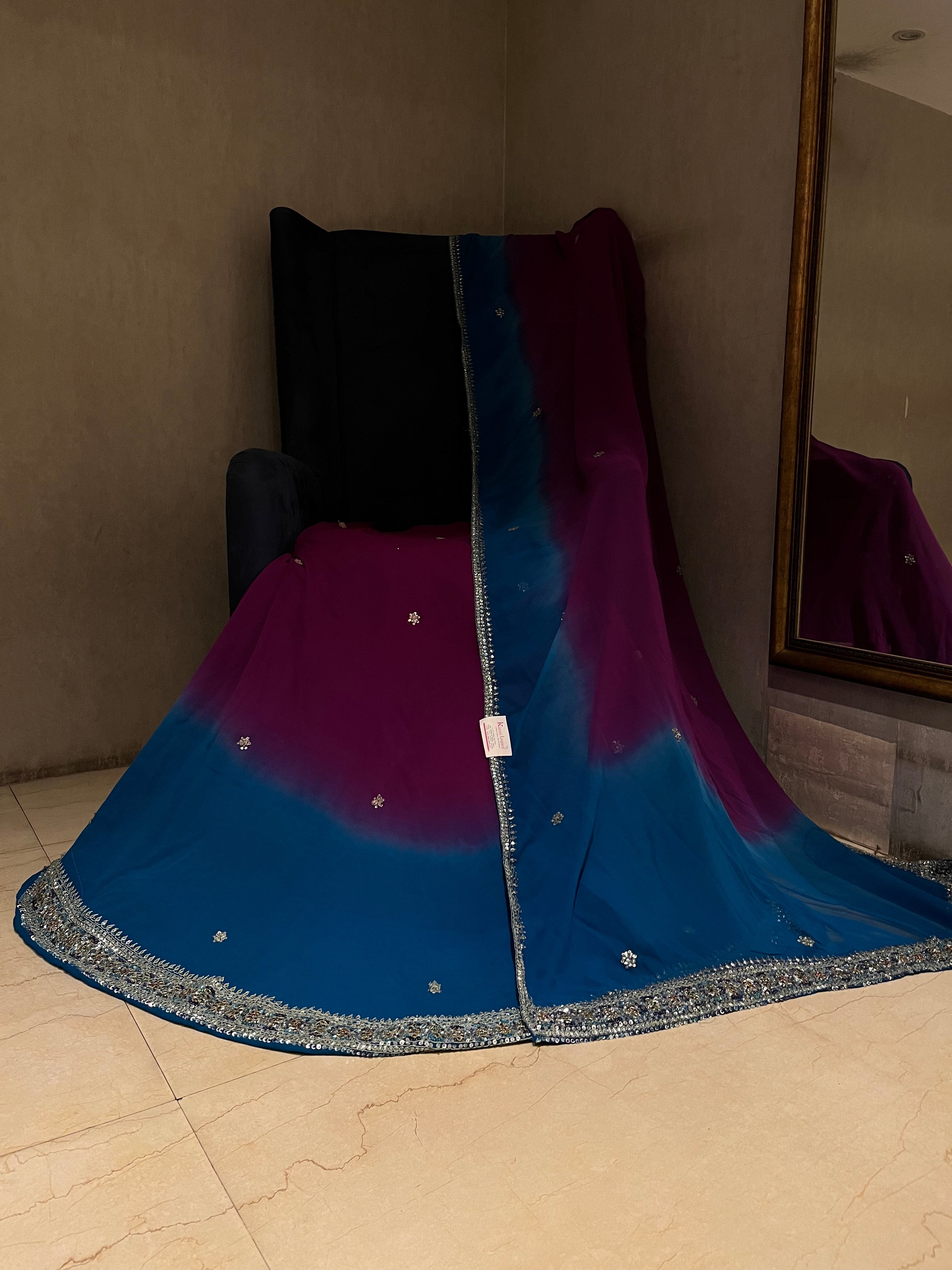 Elegant Pure Georgette lehenga set