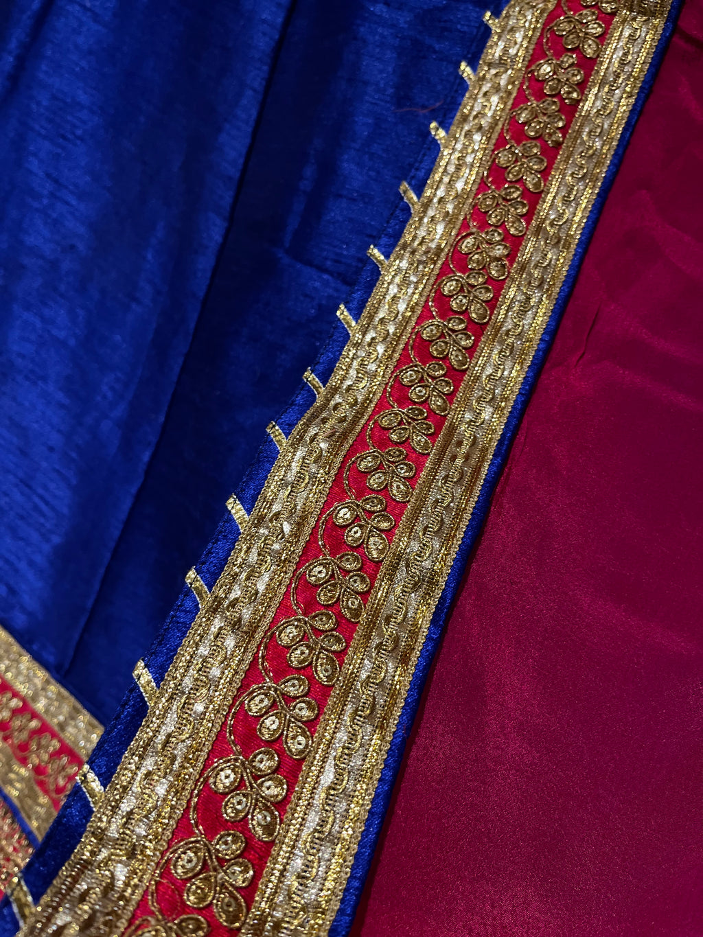 Raw Silk Lehenga Set