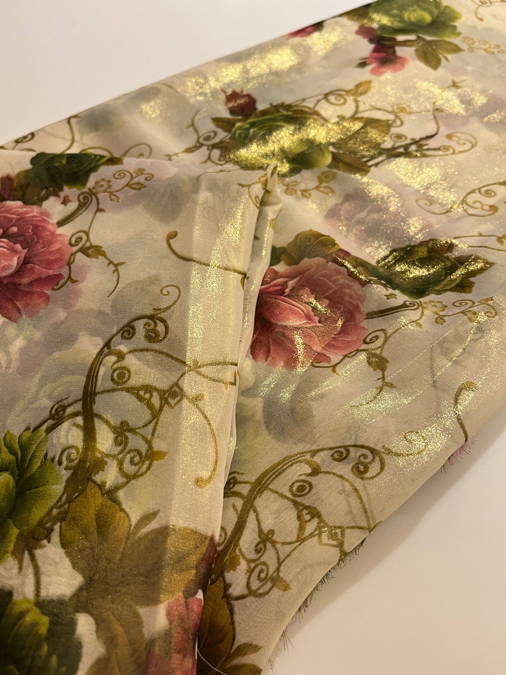 Pure Chiffon Glam Floral saree