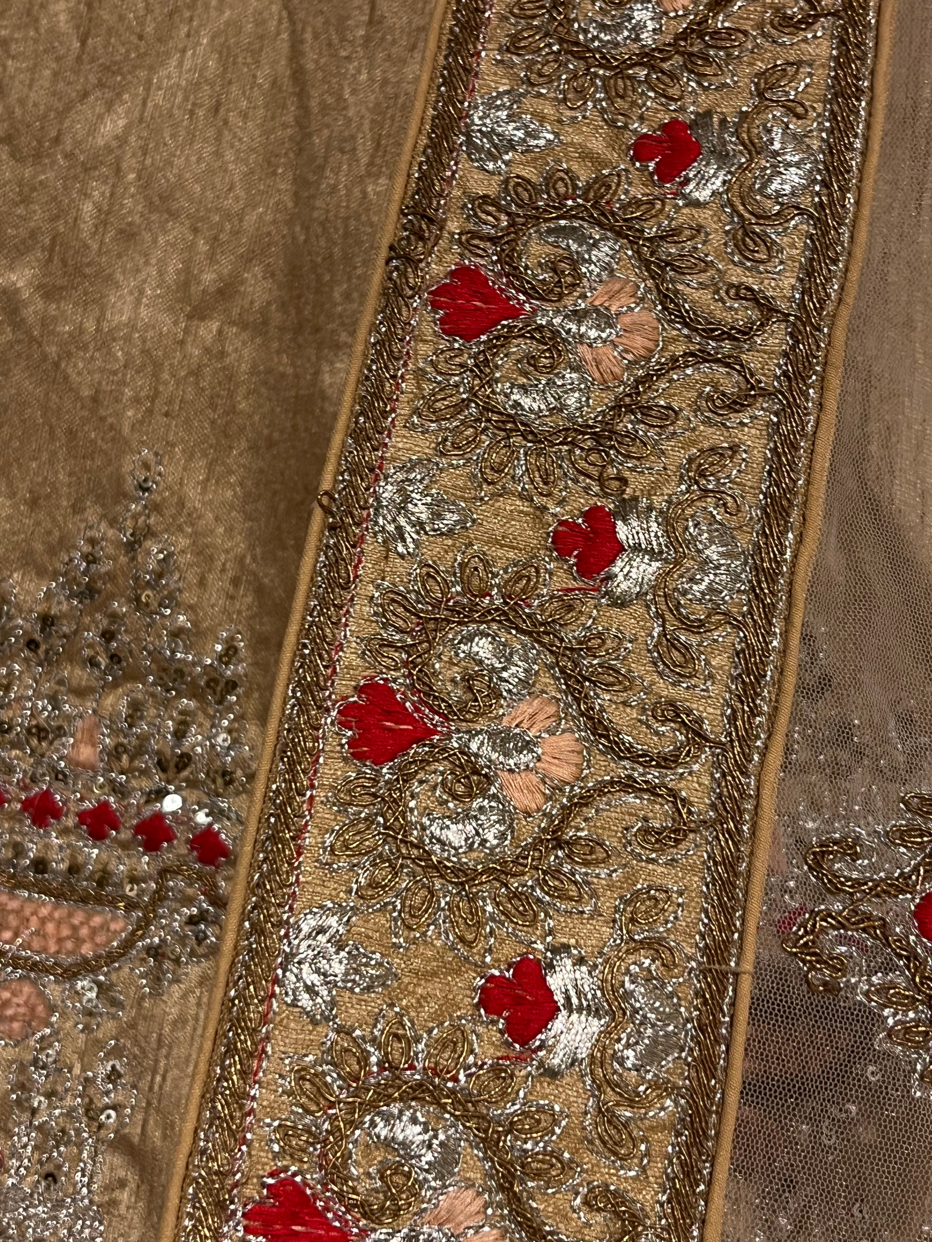 Golden Beige Lehenga set