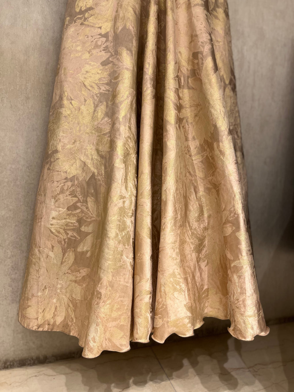 Crème Silk Gown