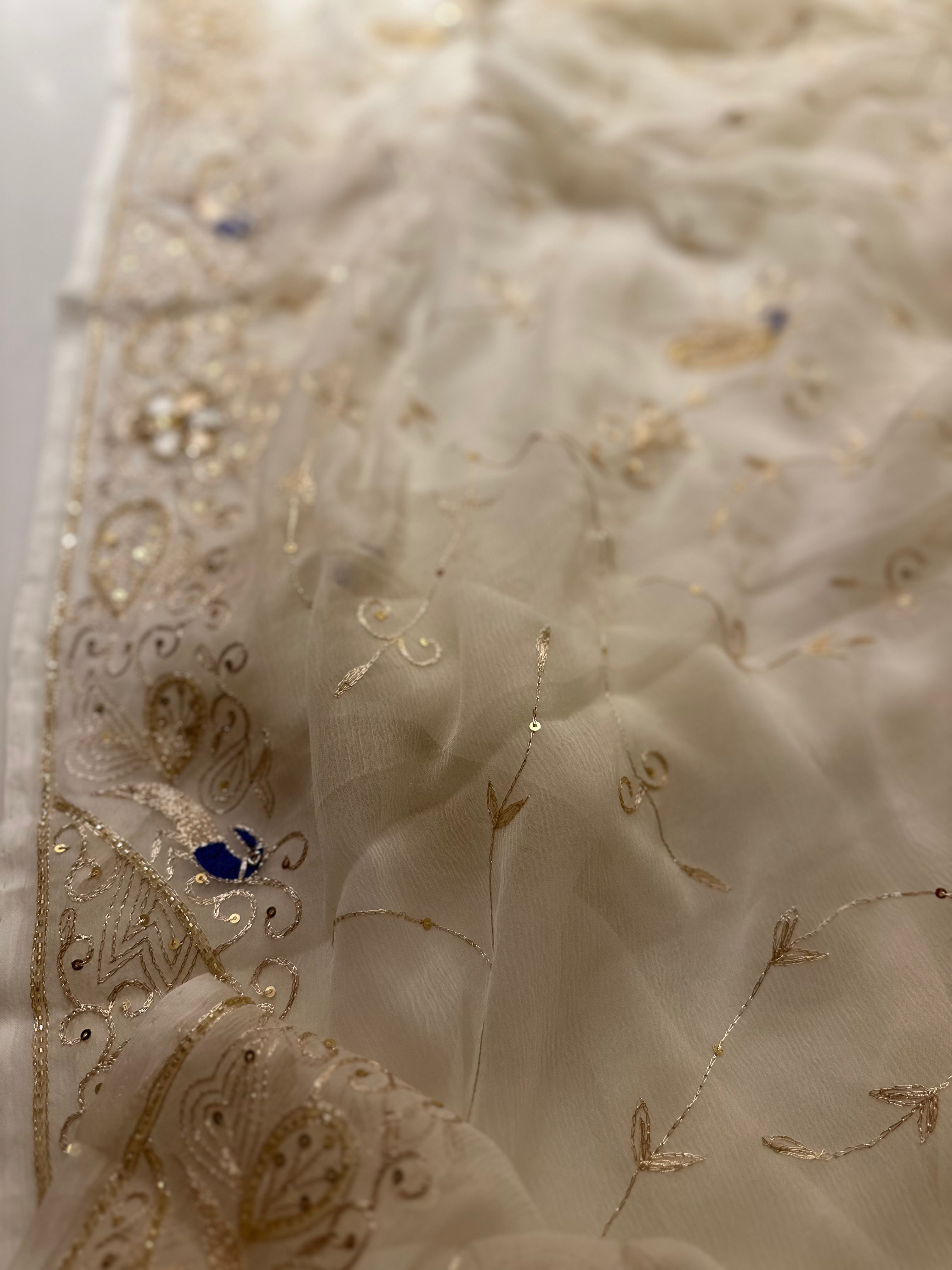 Marwar Rajputi Chiffon Saree