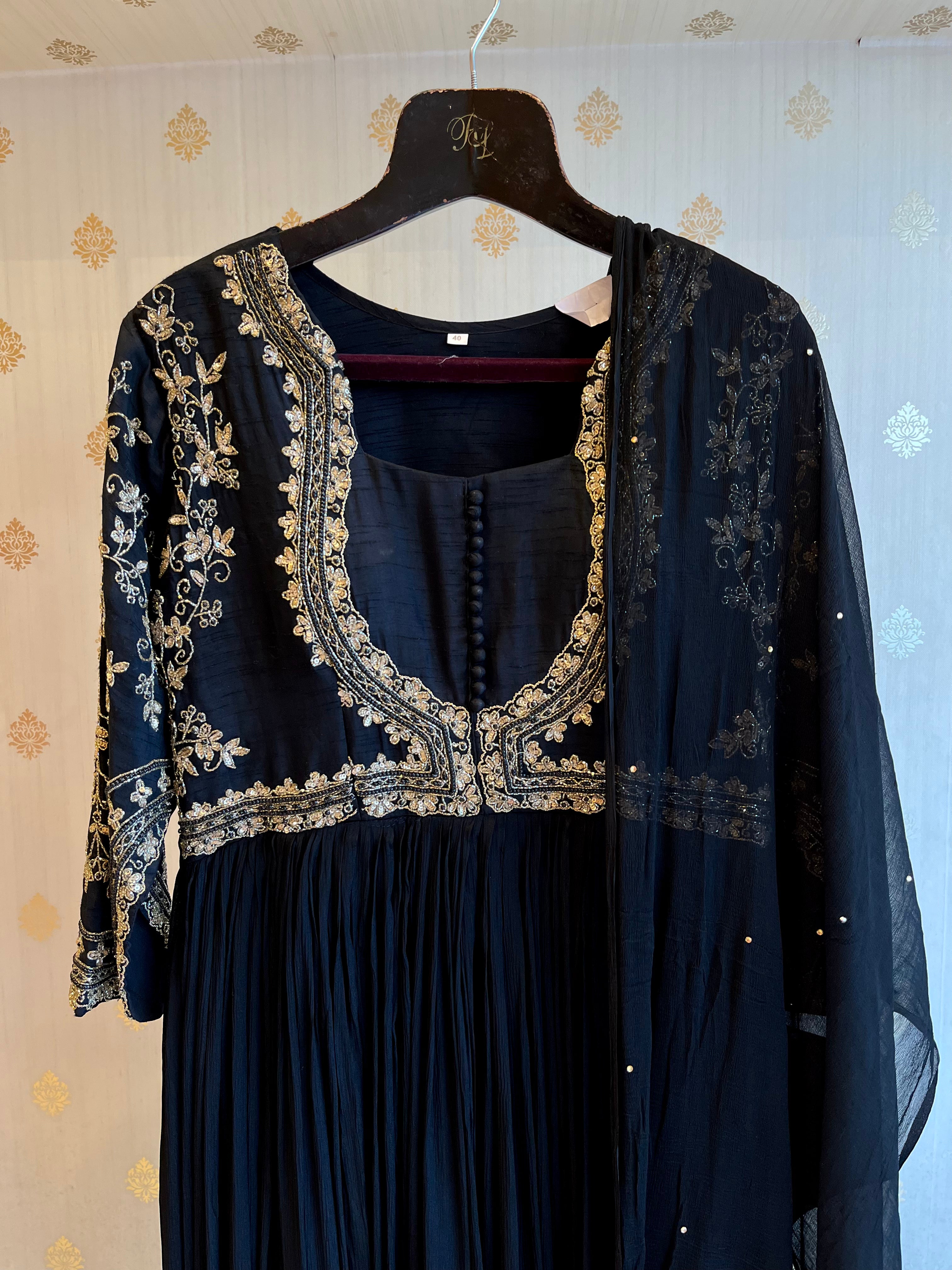 Black Charm Anarkali