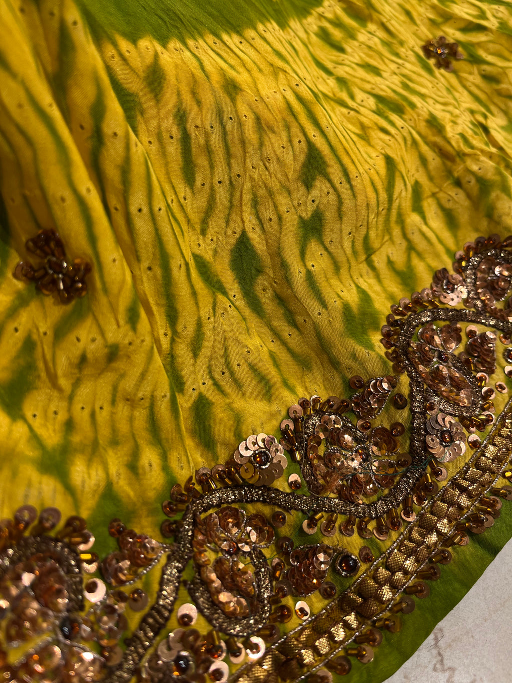 Traditional Shibori Lehenga Set