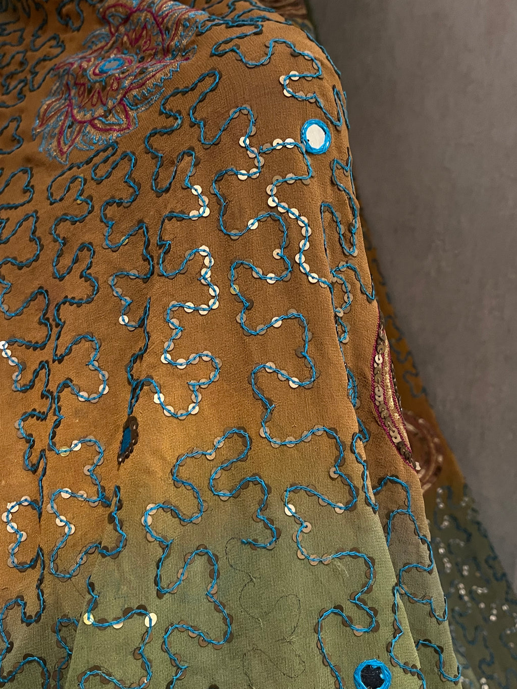 Rusty multicoloured Lehenga Set