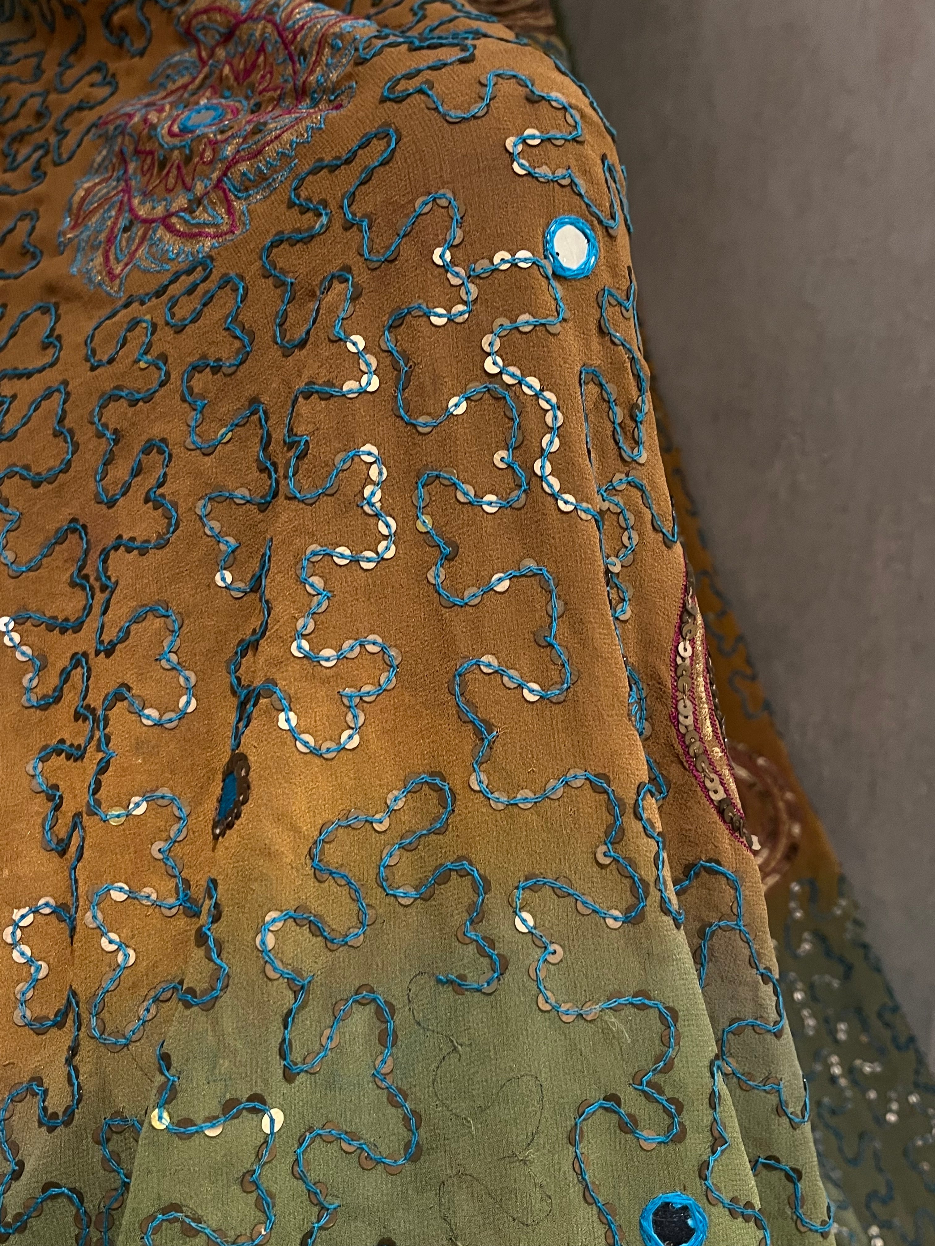 Rusty multicoloured Lehenga Set