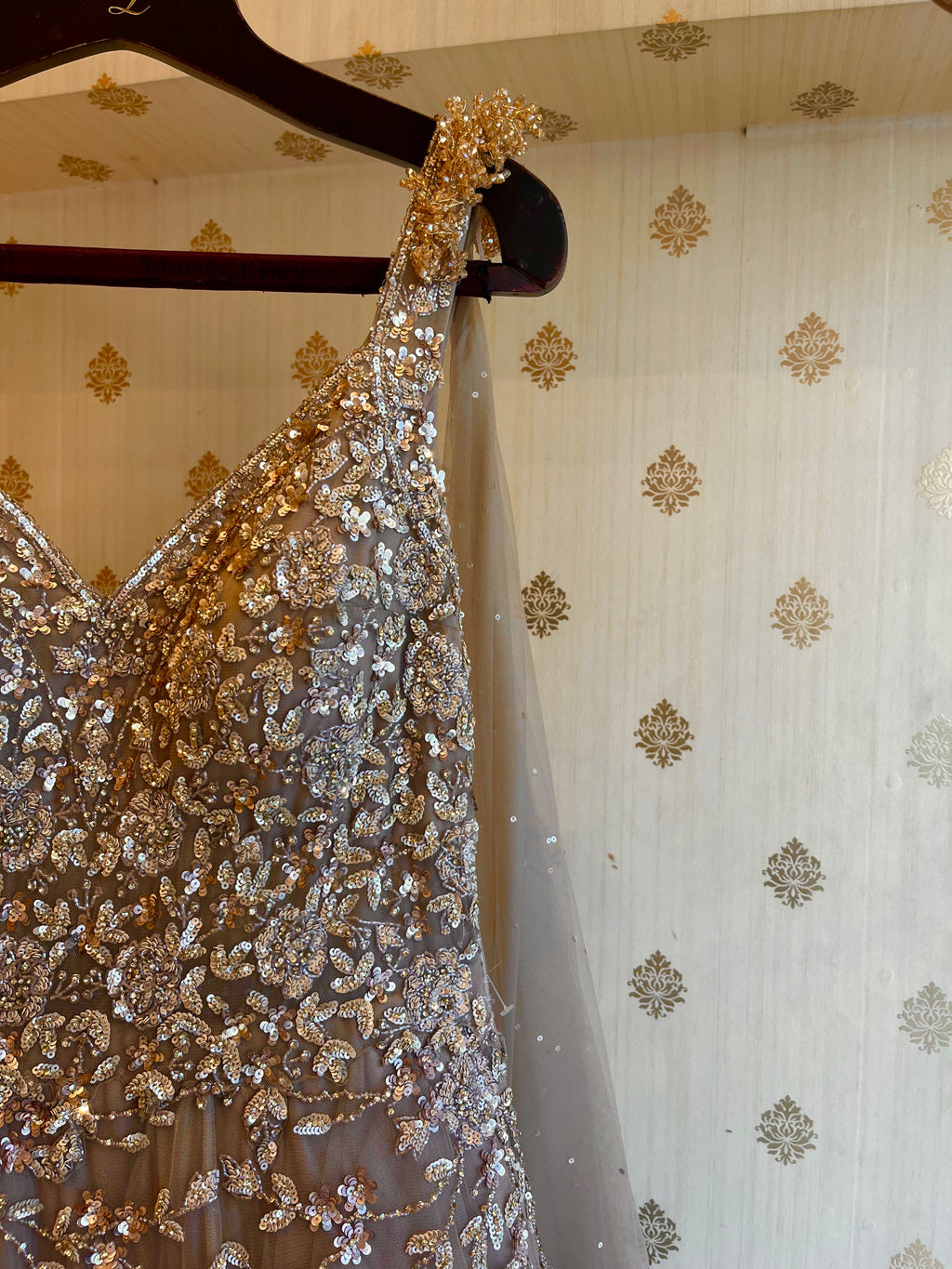 Champagne Sequin gowns