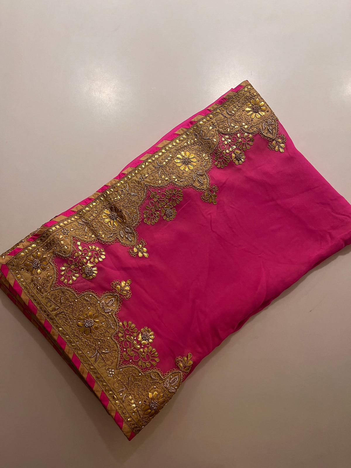 Raani Traditional Gotta Patti saree