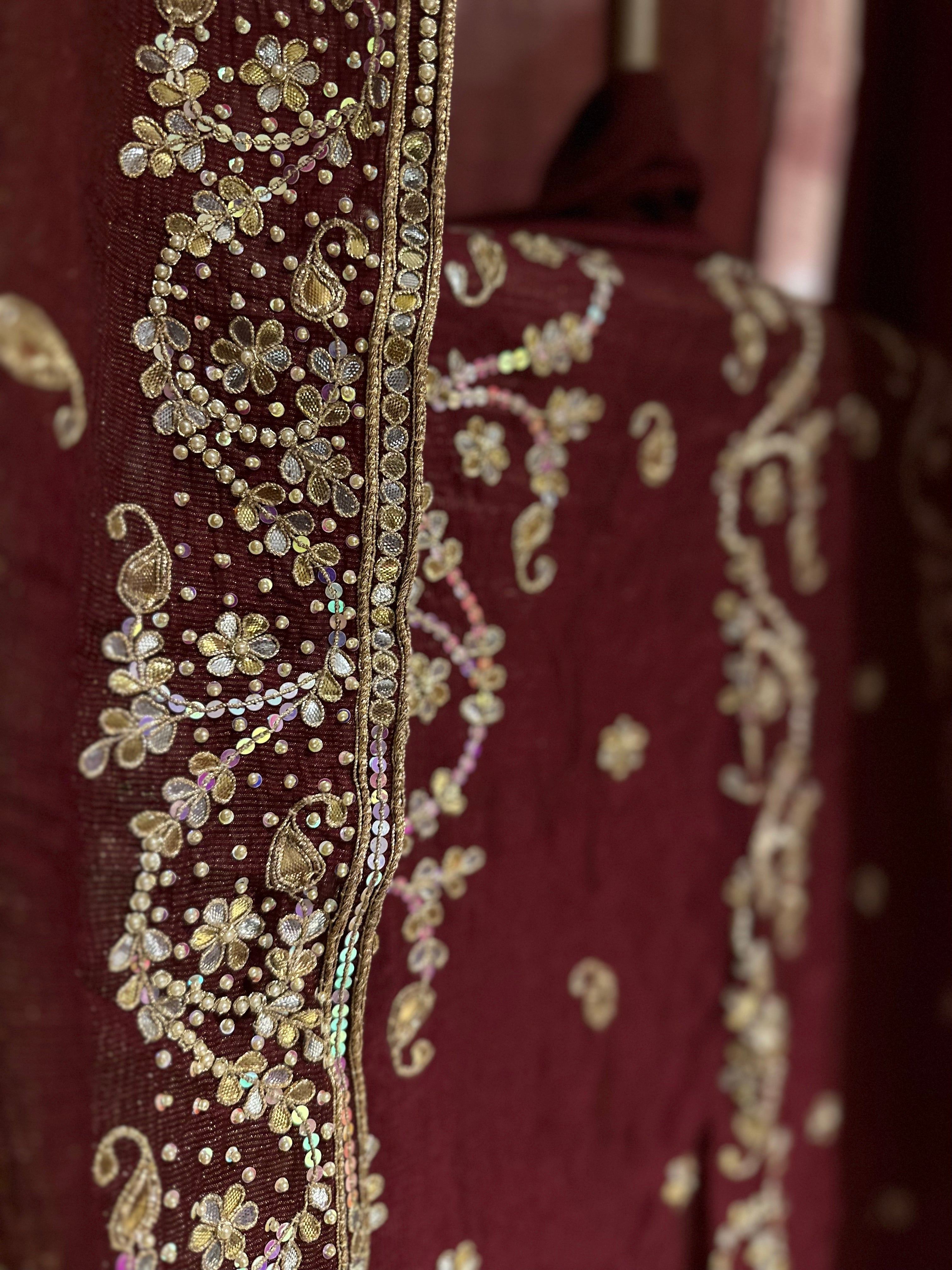 Vintage Jaipuri Gotapatti Handwork Chaniya choli