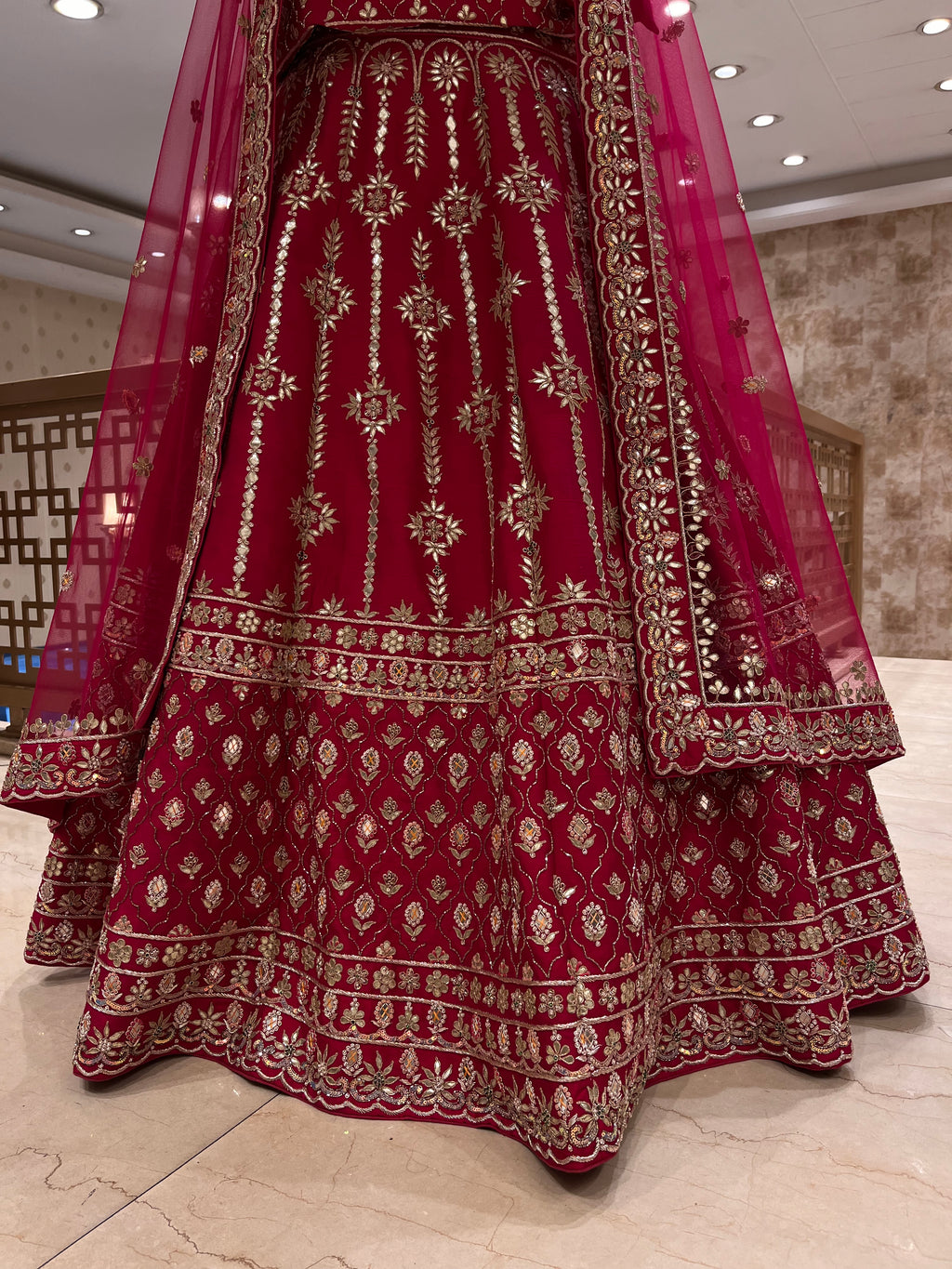 Gotta Patti Bridal Lehenga