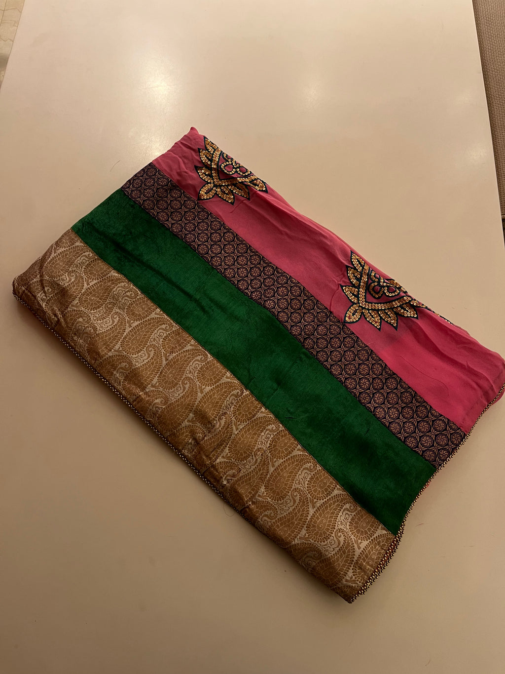 Georgette & Silk Patch Saree
