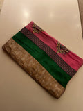 Georgette & Silk Patch Saree