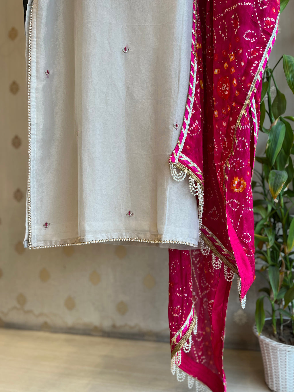Shimmer Ivory Suit