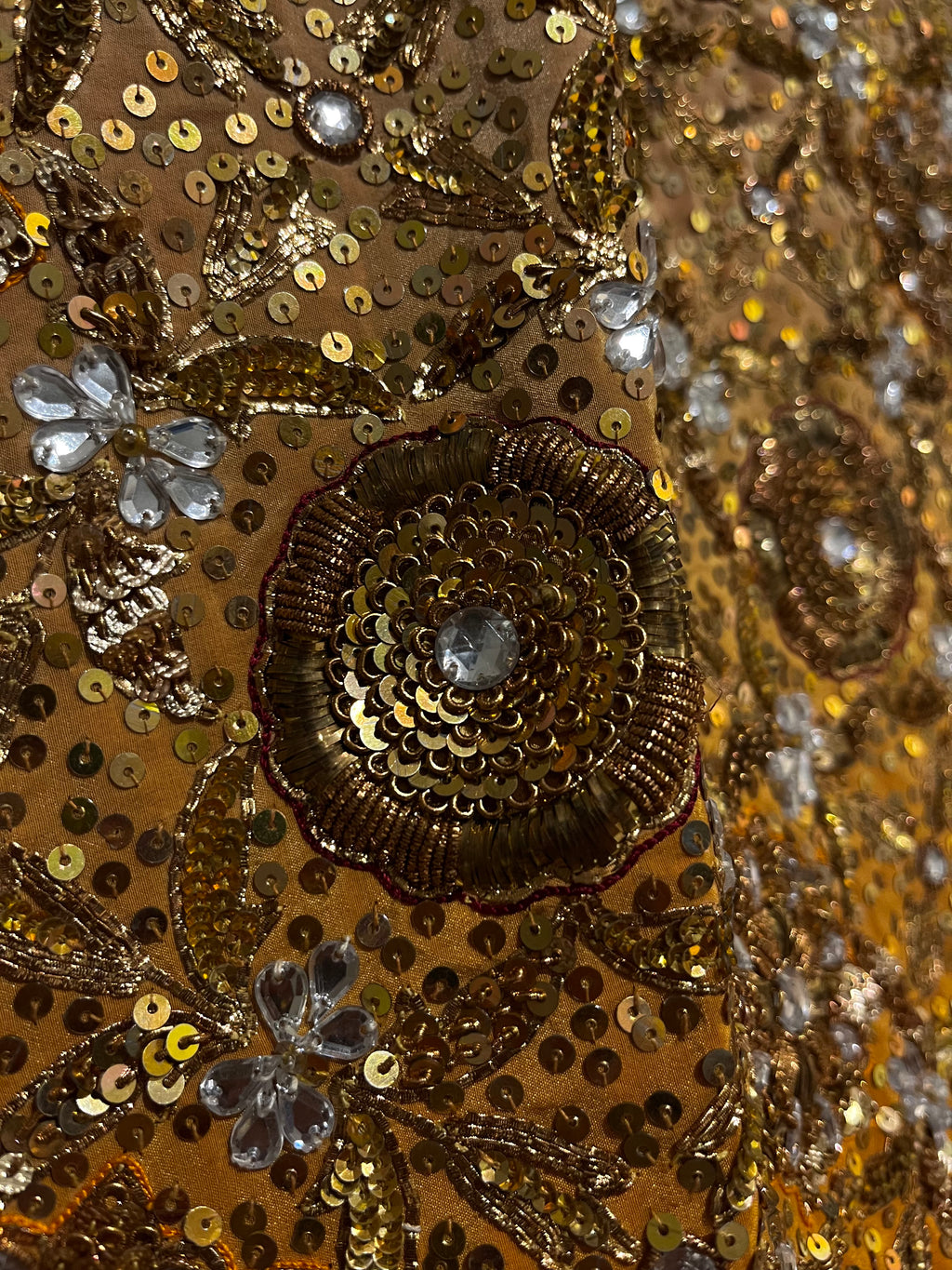 Golden Yellow Zardozi Bridal Lehenga Set