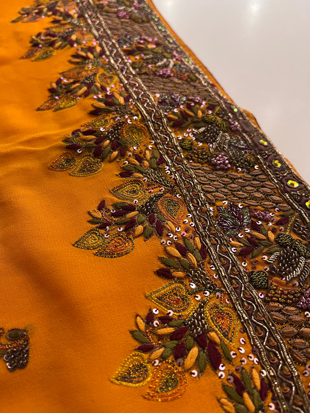 tarun tahiliani designer embroidered saree