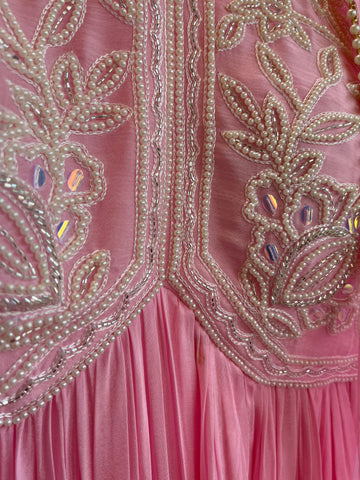 Rose Pink Ombré Anarkali Suit