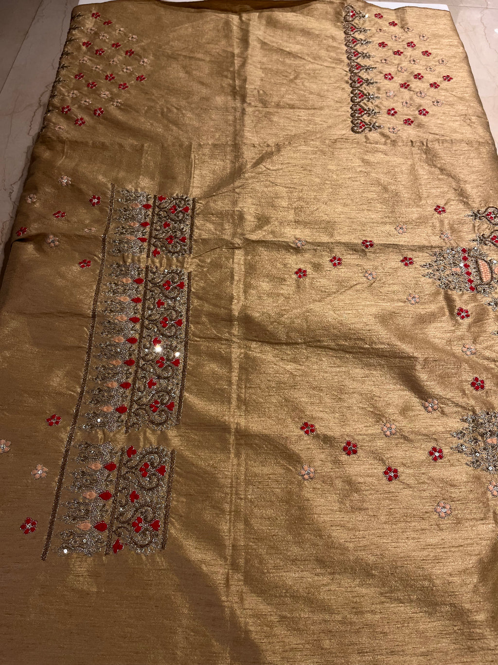 Golden Beige Lehenga set