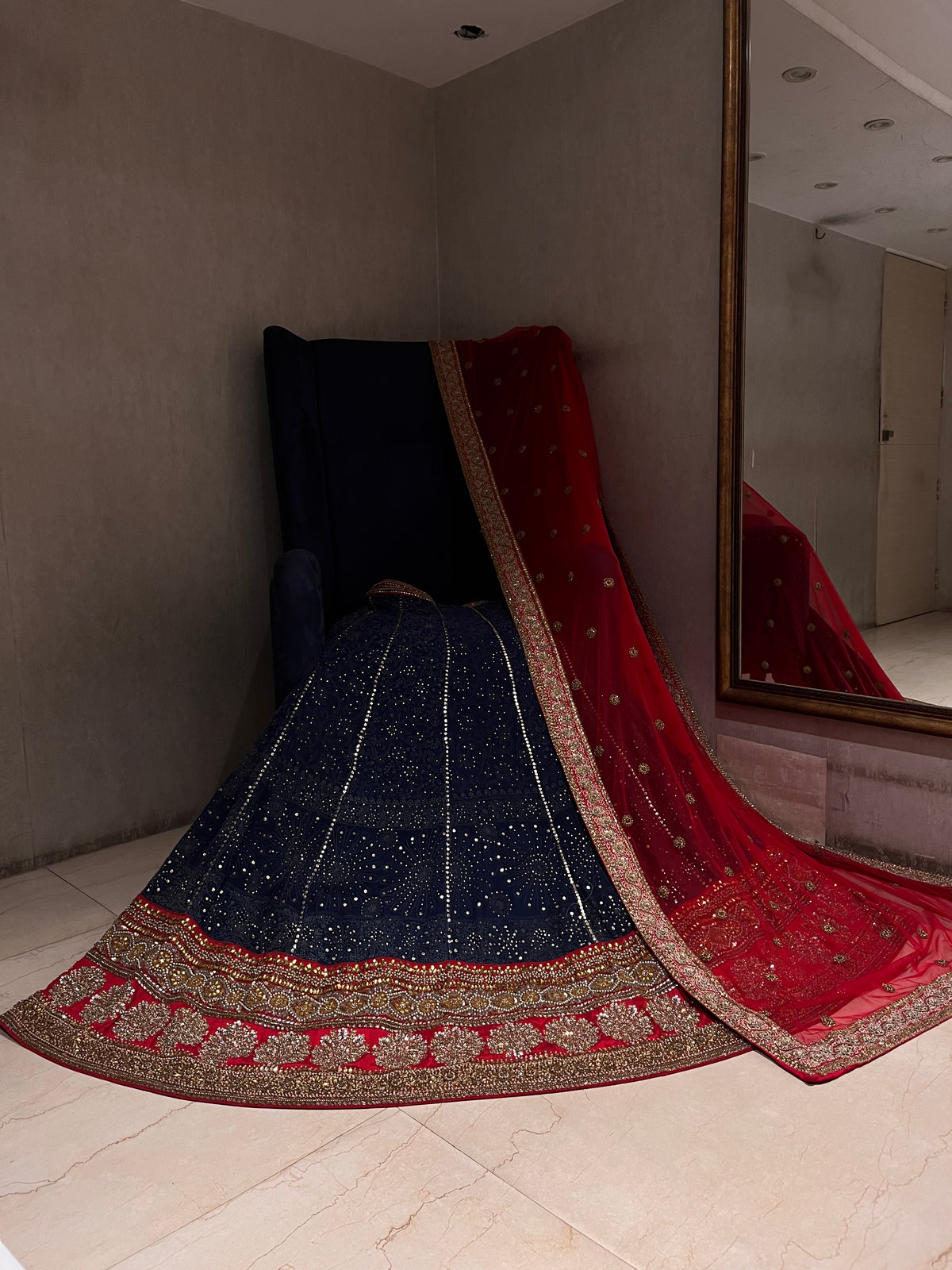 Sabya Style Lucknowi Lehenga Set