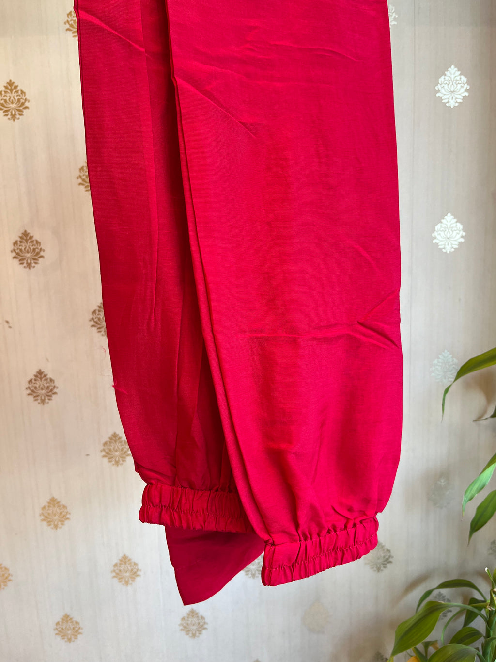 Magenta Pink Silk Suit