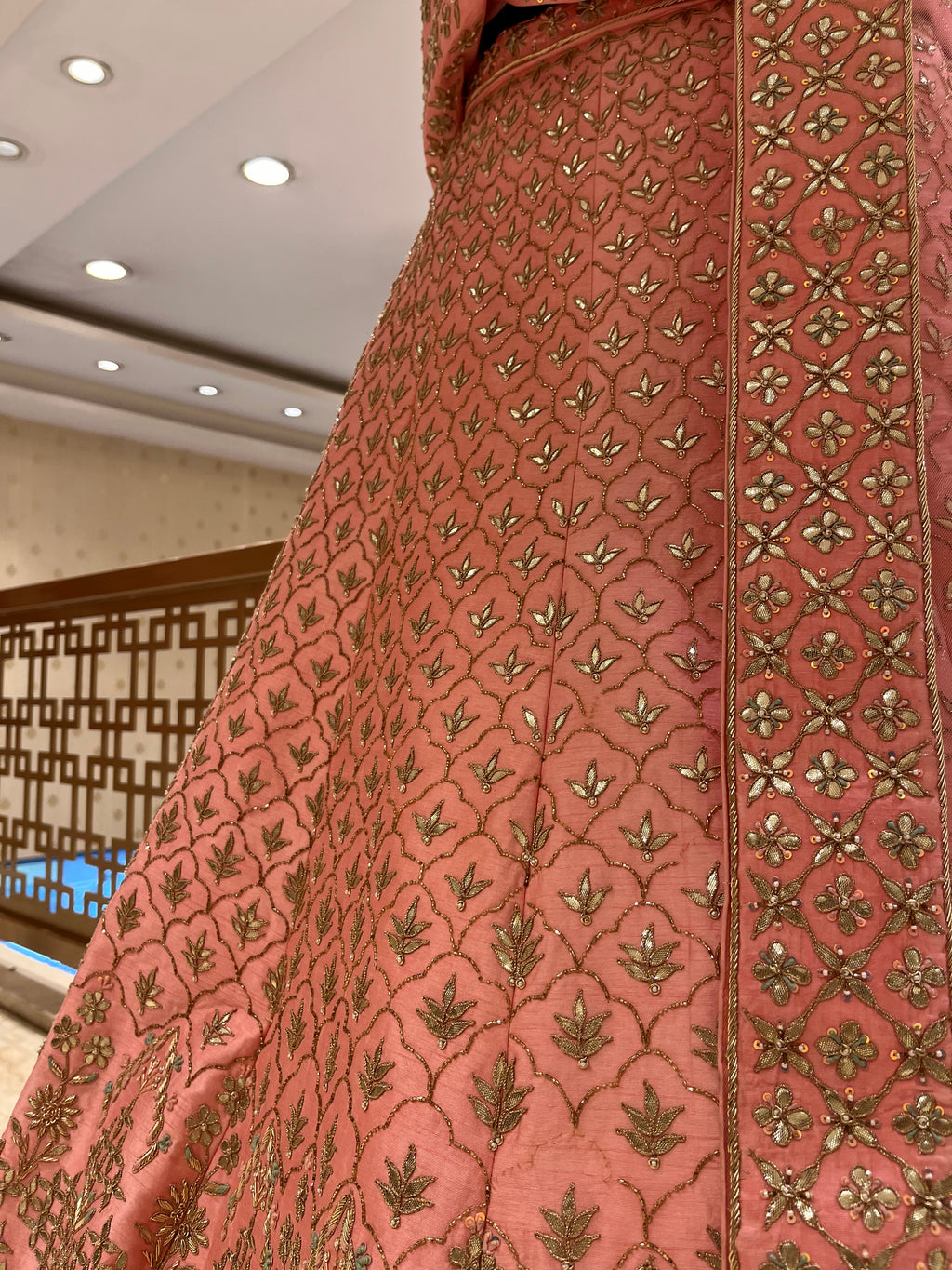 Jaipuri Bindori Bridal Lehenga set